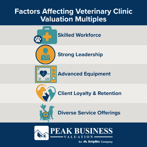Factors Affecting Veterinary Clinic Valuation Multiples