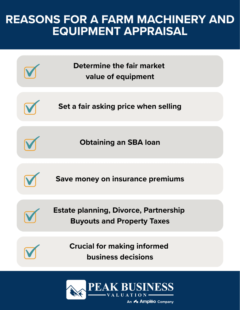 Reasons For A Farm Equipment Appraisal