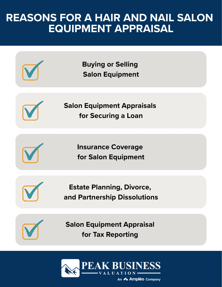 Reasons For A Hair And Nail Salon Equipment Appraisal