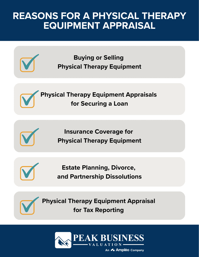 Reasons For A Physical Therapy Equipment Appraisal