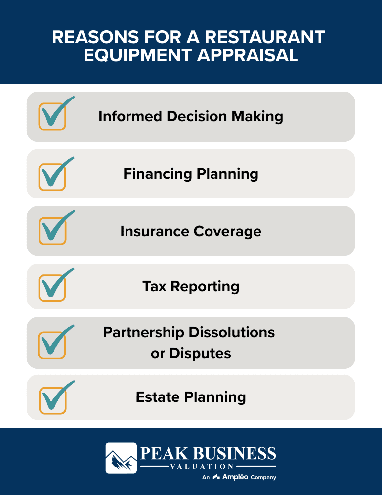 Reasons For A Restaurant Equipment Appraisal