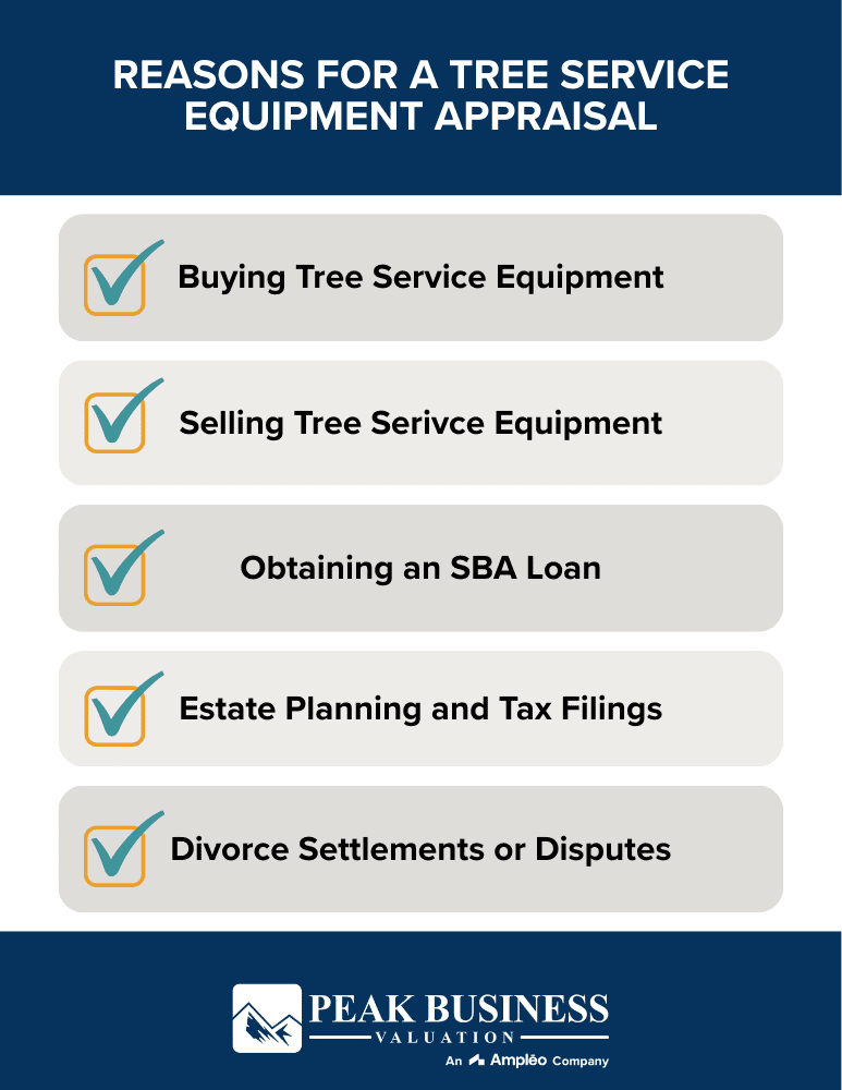 Reasons For A Tree Service Equipment Appraisal