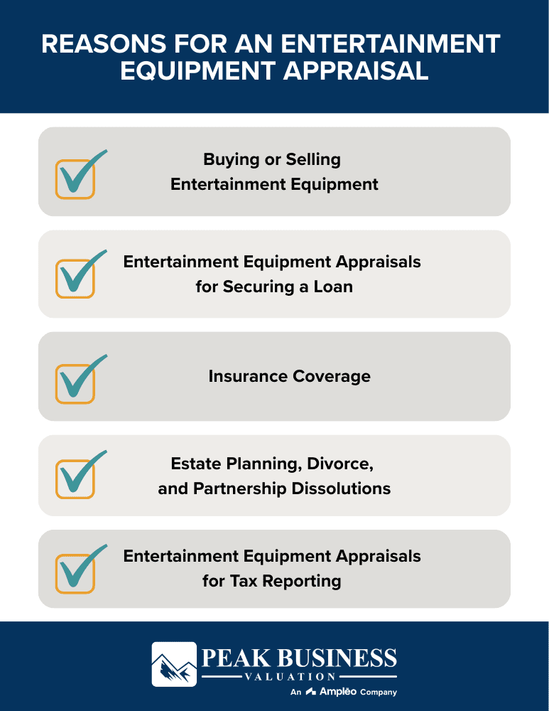 Reasons For An Entertainment Equipment Appraisal