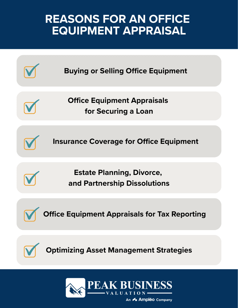 Reasons For An Office Equipment Appraisal