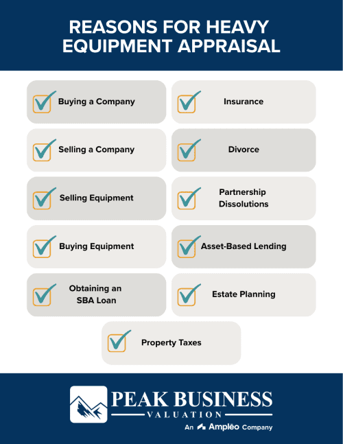 Reasons For Heavy Equipment Appraisal
